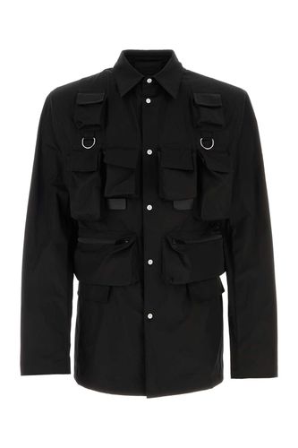 Prada Black Poplin Shirt - Prada - Modalova