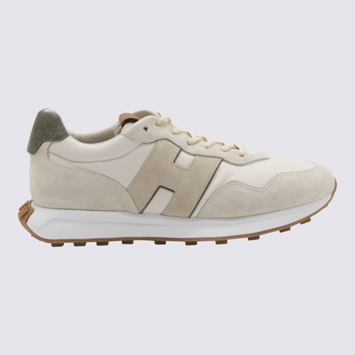 Hogan Beige Leather Sneakers - Hogan - Modalova