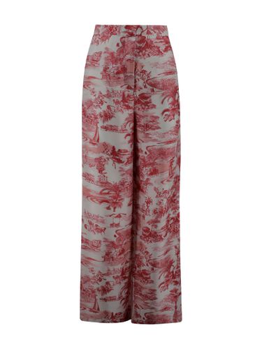 Max Mara Studio Printed Twill Pants - Max Mara Studio - Modalova