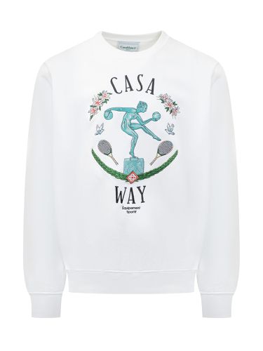 Casablanca Statue Sweatshirt - Casablanca - Modalova