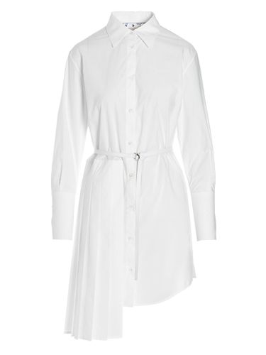 Off-White diagonal Shirt Dress - Off-White - Modalova