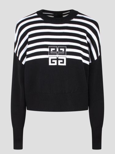 Givenchy 4g Striped Cropped Sweater - Givenchy - Modalova