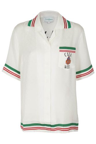 Casablanca Printed Silk Shirt - Casablanca - Modalova