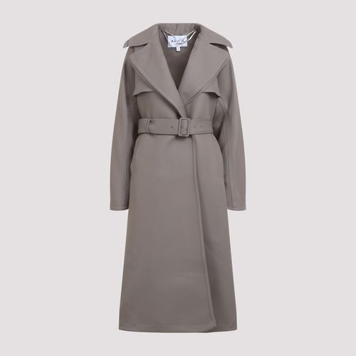 Alaïa Trench Coact Double Diagonal - Alaia - Modalova