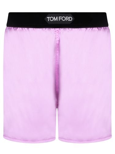 Tom Ford Lilac Pajama Shorts - Tom Ford - Modalova