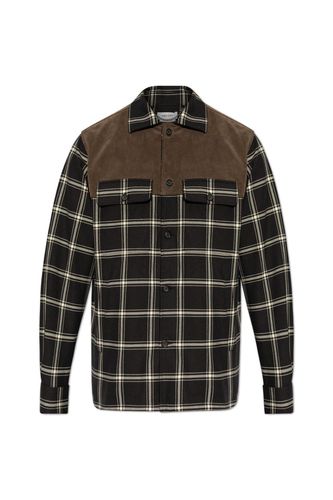 Check Pattern Panelled Shirt - Alexander McQueen - Modalova