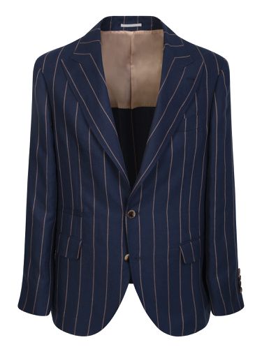 Pinstripe Tailored Jacket - Brunello Cucinelli - Modalova