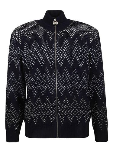 Chevron-pattern Zip-up Knitted Cardigan - Missoni - Modalova