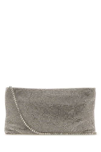 Silver Rhinestones Knit Your Best Friend La Petite Clutch - Benedetta Bruzziches - Modalova