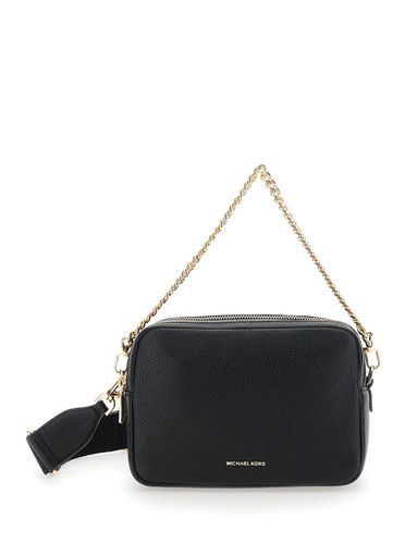 Bryant Shoulder Bag With Logo Lettering On The Front And Chain Shoulder Strap In Hammered Leather Woman - Michael Kors Collection - Modalova