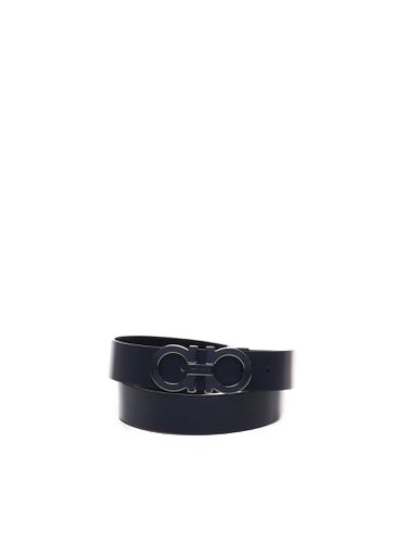 Ferragamo Gancini Belt In Calfskin - Ferragamo - Modalova