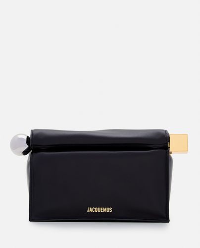 La Pochette Rond Carre Leather Handbag - Jacquemus - Modalova