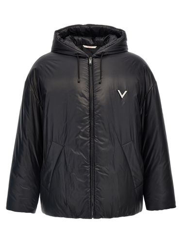 Valentino v Detail Down Jacket - Valentino Garavani - Modalova