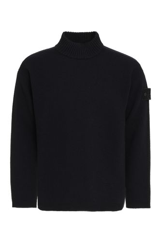 Wool Turtleneck Sweater - Stone Island - Modalova