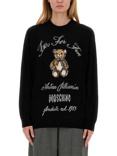 Moschino Jersey With Logo - Moschino - Modalova