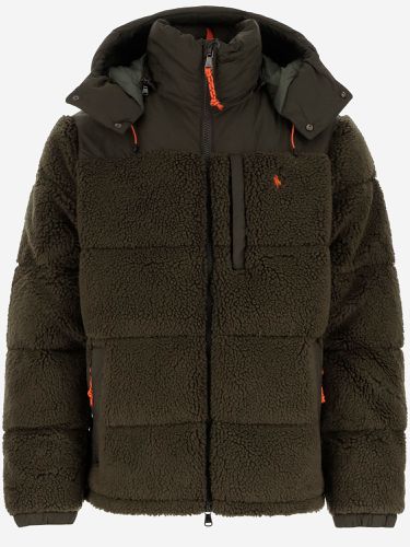 Fleece Down Jacket With Logo - Polo Ralph Lauren - Modalova