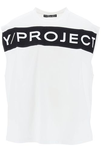 Y/Project Sleeveless T-shirt With - Y/Project - Modalova