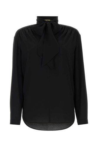 Gucci Black Crepe Blouse - Gucci - Modalova