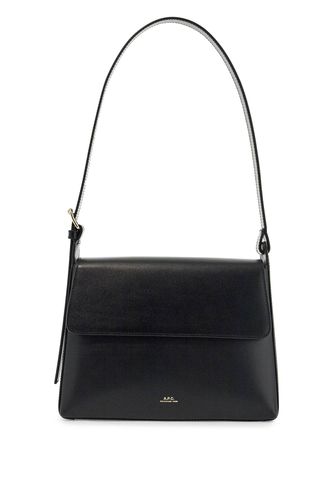 A. P.C. Minimalist Black Leather Womens Bag With Shoulder Strap And Flap Closure - A.P.C. - Modalova