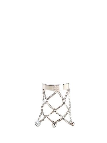 Pearling Ring With Pearls And Crystals - Givenchy - Modalova