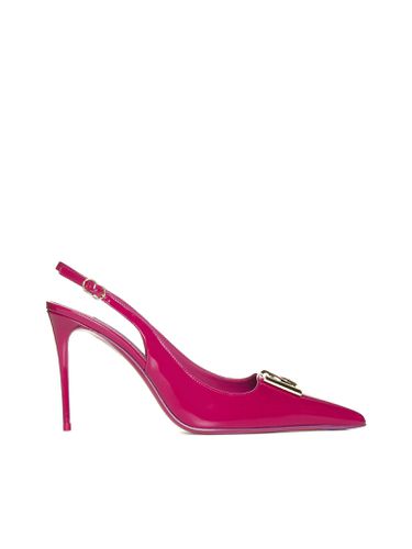 Leather Slingback Pumps - Dolce & Gabbana - Modalova