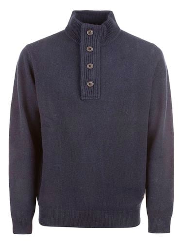 Patched Half Zip Polo Sweater - Barbour - Modalova