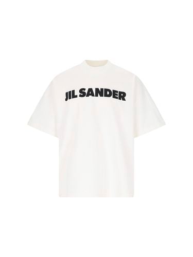 Jil Sander Logo Cotton T-shirt - Jil Sander - Modalova