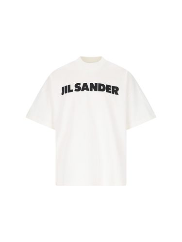 Jil Sander Logo Print T-shirt - Jil Sander - Modalova