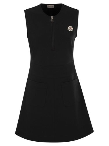 Zipped Sleeveless Mini Dress - Moncler - Modalova