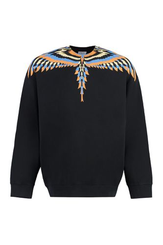 Cotton Crew-neck Sweatshirt - Marcelo Burlon - Modalova