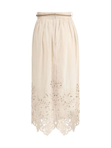 Wylie Embroidered Midi Skirt - Zimmermann - Modalova