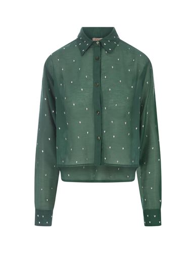 Oseree Green Gem Cut Shirt - Oseree - Modalova