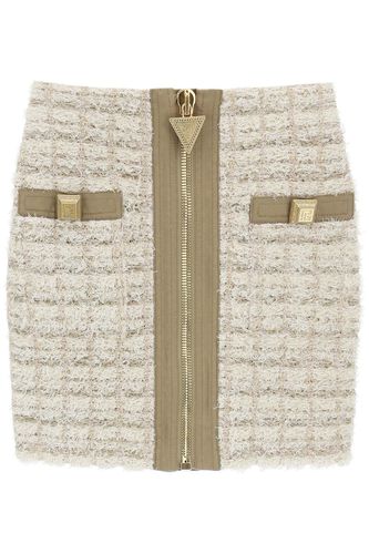 Balmain Tweed Mini Skirt - Balmain - Modalova