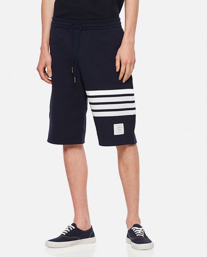 Thom Browne Blue 4-bar Sweatshorts - Thom Browne - Modalova