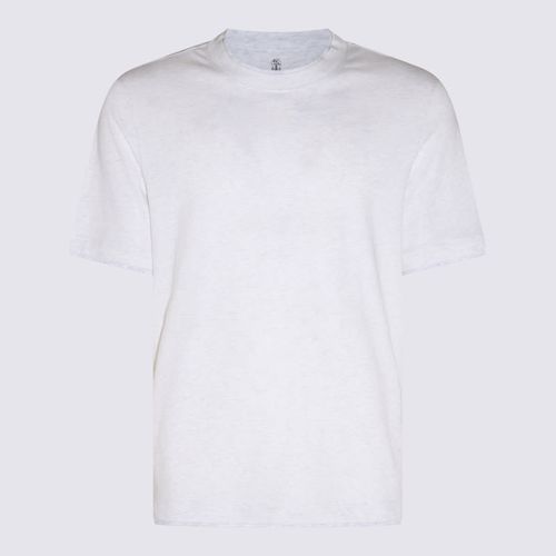 White Cotton T-shirt - Brunello Cucinelli - Modalova