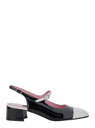 Ischia Slingback Pumps With Adjustable Strap In Patent Leather Woman - Carel - Modalova