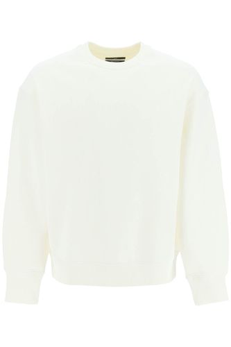 Y-3 Crew Sweatshirt In White Cotton - Y-3 - Modalova