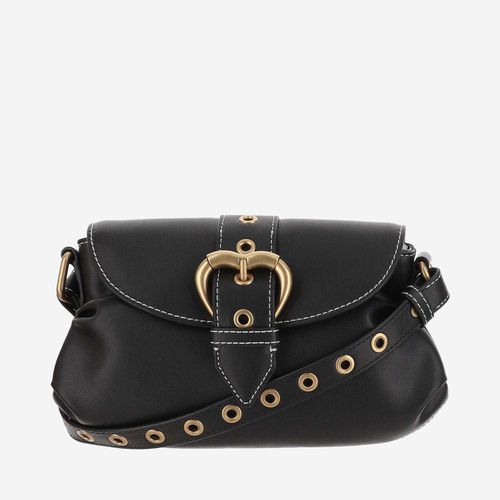 Jolene Small Shoulder Bag With Heart Buckle - Pinko - Modalova