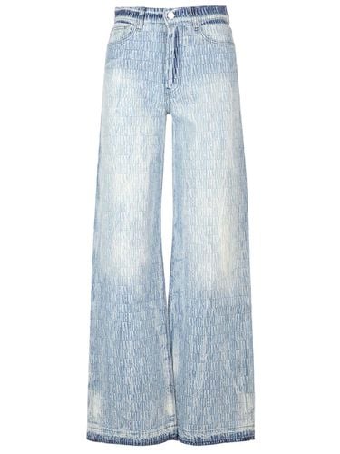 AMIRI Stonewashed Denim Wide Jeans - AMIRI - Modalova