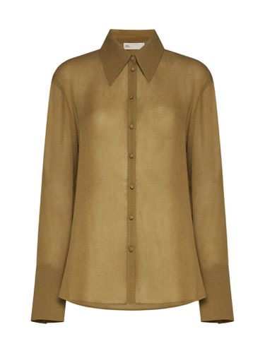 Collared Button Down Shirt - Tory Burch - Modalova