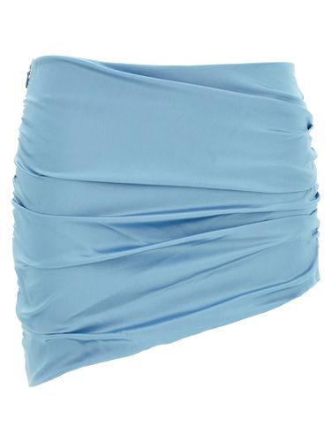 Alessandra Rich Satin Mini Skirt - Alessandra Rich - Modalova