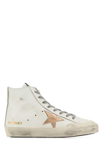 White Leather Francy Sneakers - Golden Goose - Modalova