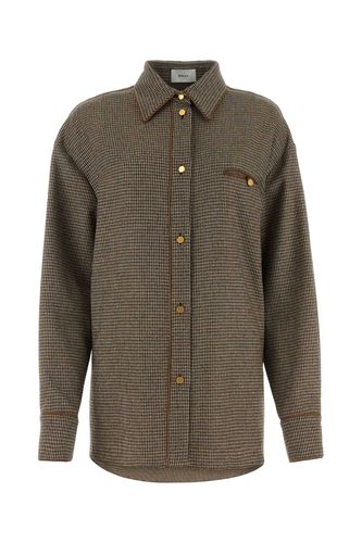 Embroidered Stretch Wool Blend Shirt - Bally - Modalova