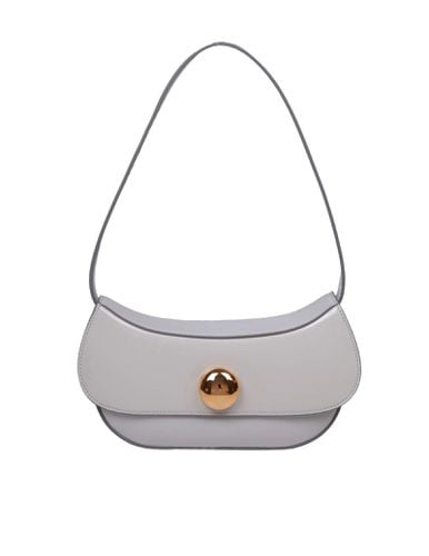 Butterfly Hobo Bag In Gray Leather - Marni - Modalova