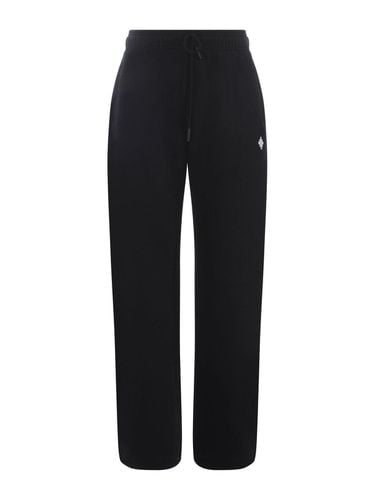 Cross Embroidered Sweat Pants - Marcelo Burlon - Modalova