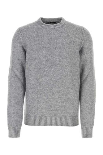 Grey Nylon Blend Sweater - Dolce & Gabbana - Modalova