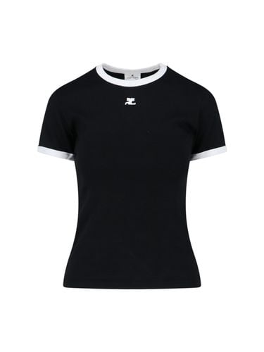 Courrèges Logo T-shirt - Courrèges - Modalova