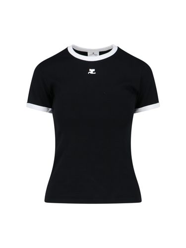 Courrèges Logo T-shirt - Courrèges - Modalova