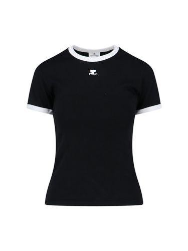 Courrèges Logo T-shirt - Courrèges - Modalova