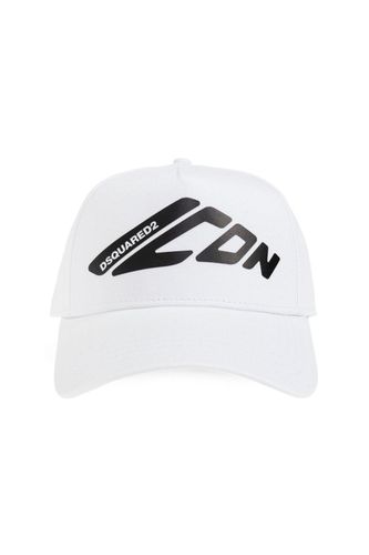 Icon Logo Printed Baseball Cap - Dsquared2 - Modalova